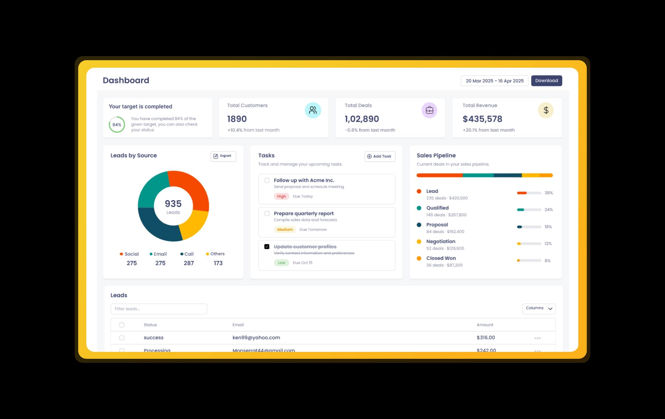 Dashboard