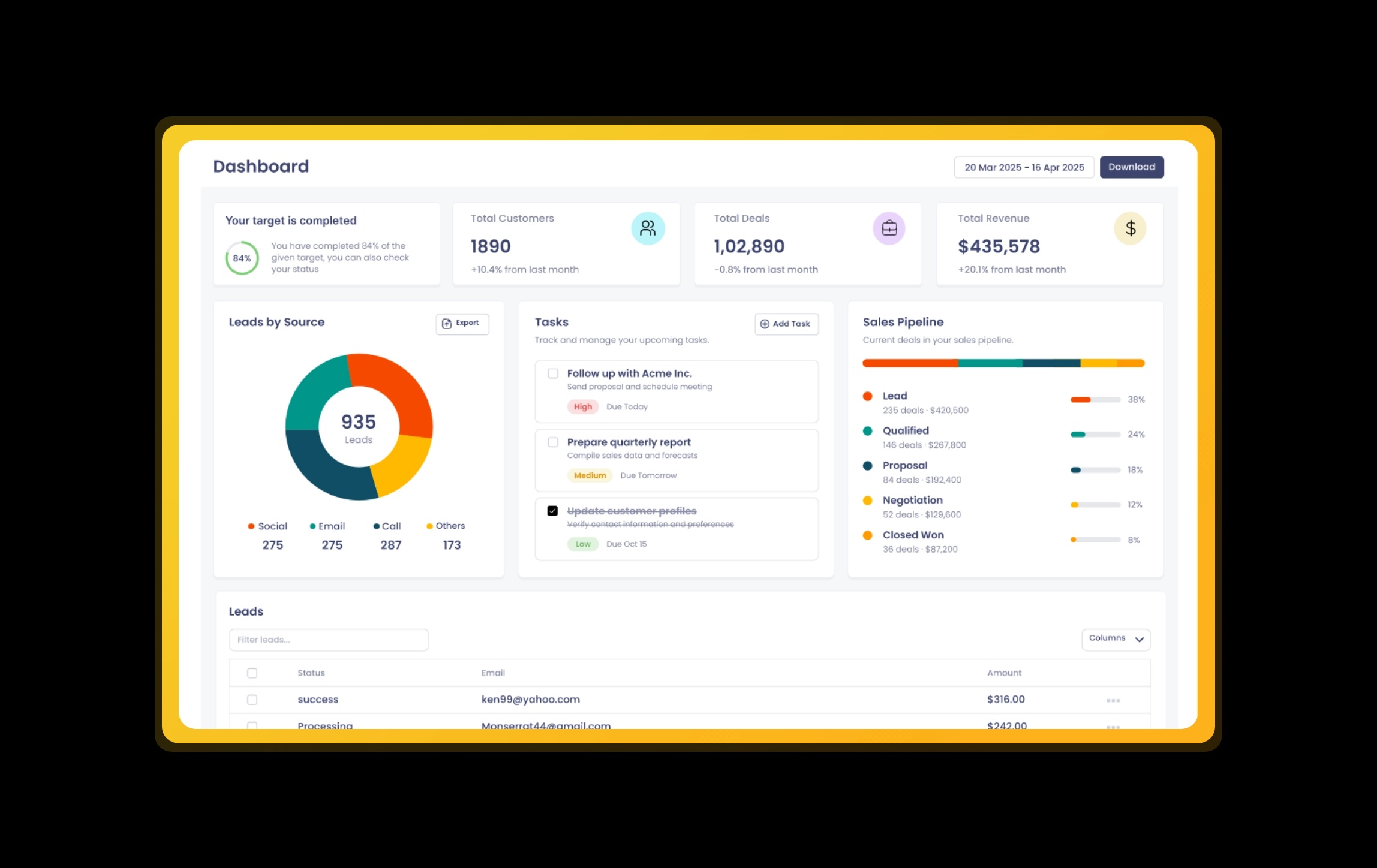 Dashboard