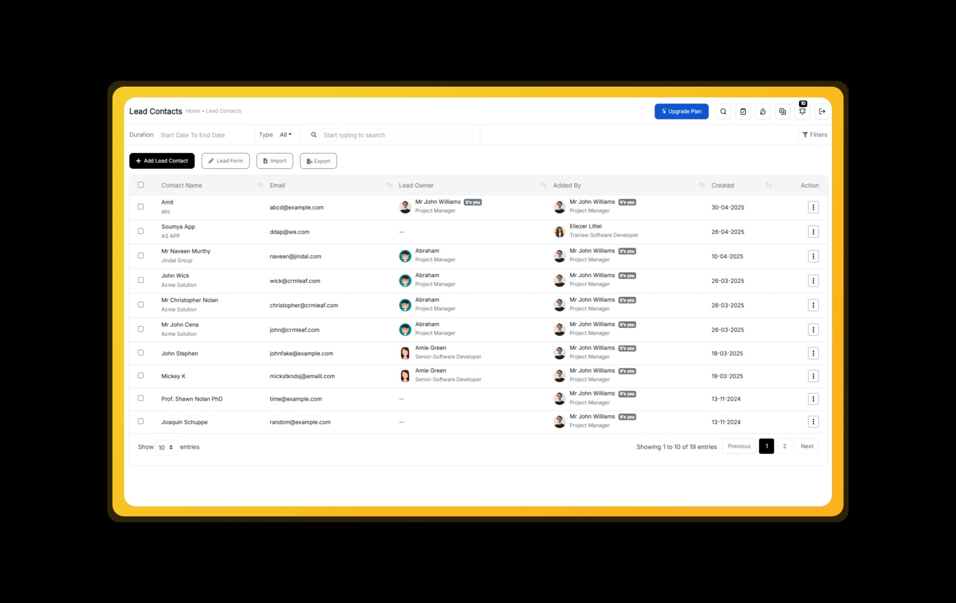 Preload Lead Generation