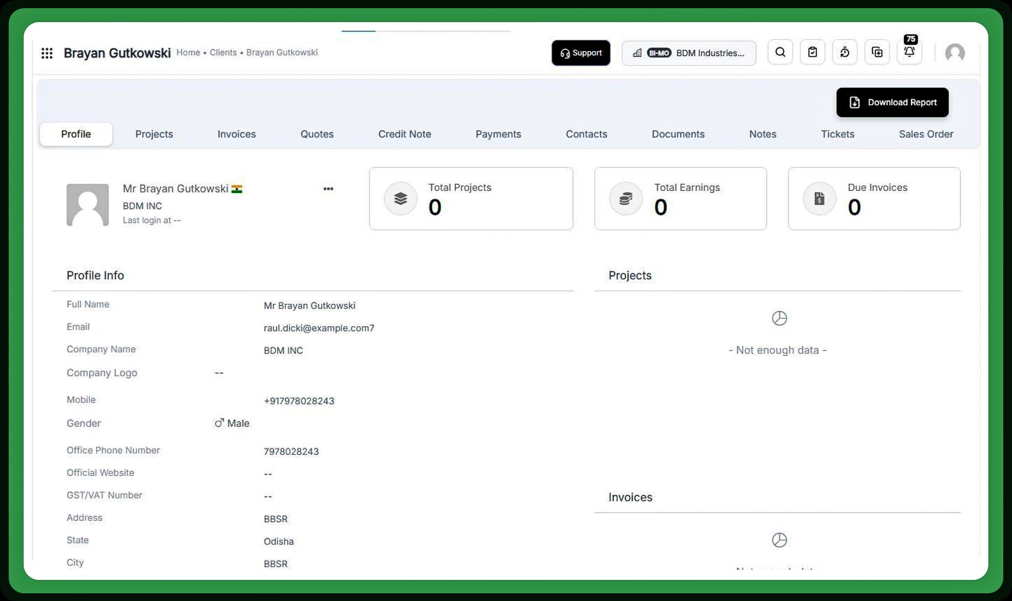 Customer & Account Management